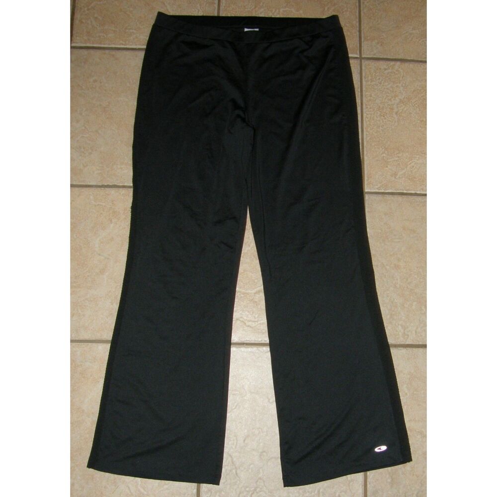 Black Sz XL Elastic Waist Stretchy Pull On Athletic Pants C9 CHAMPION